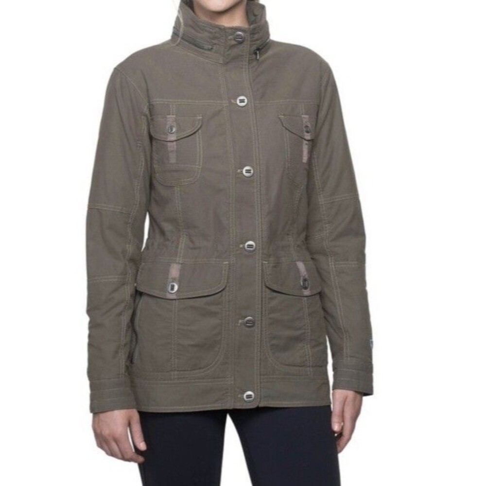 Kuhl Rekon Jacket Womens SIZE SMALL Utility Zip Hood Outdoor Hiking Gorpcore - Picture 10 of 10
